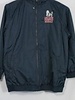 Embroidered Navy Blue Hooded Nylon Jacket #6225
