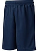 HEAT PRESS Navy Blue Mesh Athletic Shorts #ST510
