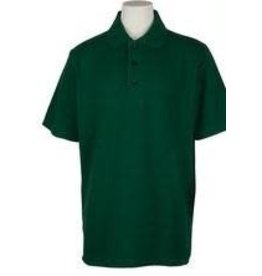 Embroidered Green Short Sleeve Pique Polo #8760-1844-Grade K-6