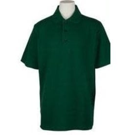School Apparel A+ Green Short Sleeve Pique Polo #8760