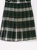 Rifle Plaid Knife Pleat Skirt #050