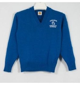 Embroidered Mayfair Blue Pullover Sweater #6500-1837