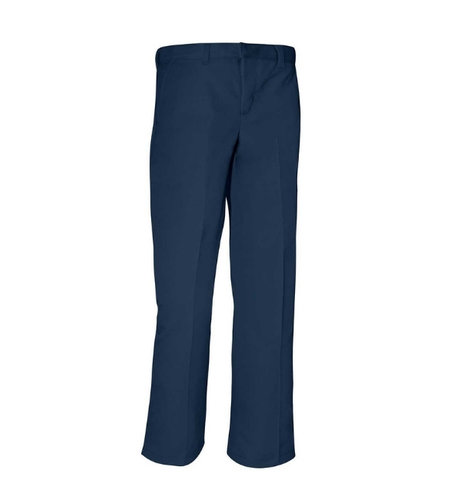 Rifle BOYS NAVY HUSKY RELAXED FIT PLAIN FRONT ADJUSTABLE WAIST PANT