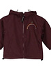 Embroidered Wine Hooded Nylon Jacket #6225-1848-Grade K-6