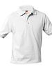 Heat Press White Short Sleeve Pique Polo #EM-8320-1848-Grade K-8