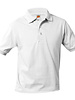 Heat Press White Short Sleeve Pique Polo #EM-8760-1848-Grade K-8
