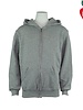 Embroidered Sport Grey Zip Hooded Sweatshirt #18600-1844-Grade K-6