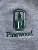 Embroidered Oxford Grey Zip Hooded Sweatshirt #9078-1844-Grade K-6