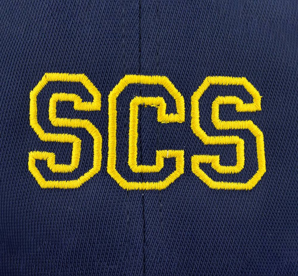 Navy / White Baseball Cap #STC11 - Merry Mart Uniforms
