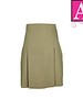 School Apparel Khaki Gabardine 4-pleat Skirt #1034PS