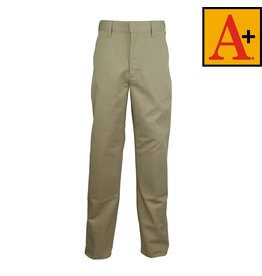 School Apparel A+ Khaki Plain Front Pants #7064