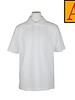 School Apparel White Short Sleeve Pique Polo #8760