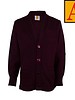 School Apparel Wine Cardigan Sweater #6300