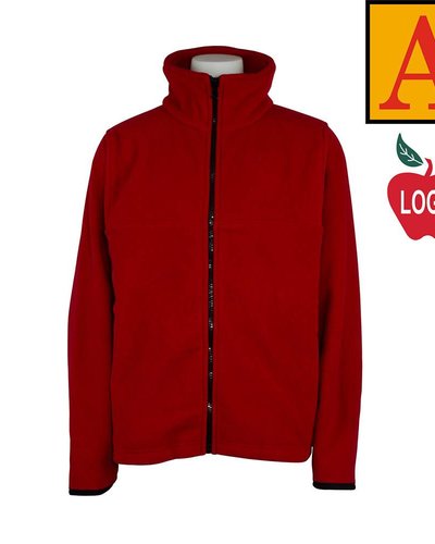 Micro Full Zip Fleece Classic Red
