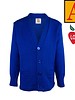 Embroidered Mayfair Blue Cardigan Sweater #6300-1826-Grade PRESCHOOL-8