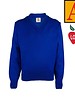 Embroidered Mayfair Blue Pullover Sweater #6500-1826-Grade PRESCHOOL-8