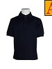 School Apparel Dark Navy Short Sleeve Jersey Polo #8320-00
