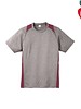 Heat Press Grey & Maroon Short Sleeve Tee #ST361-Grade 9