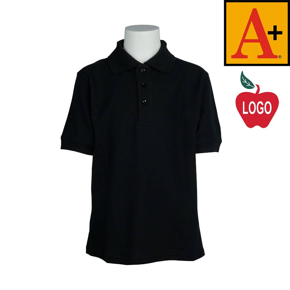 Printed School Uniform Unisex Long Sleeve Pique Polo
