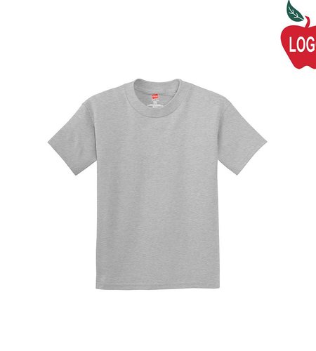 Heat Press Sport Grey Short Sleeve Tee #2000-1807