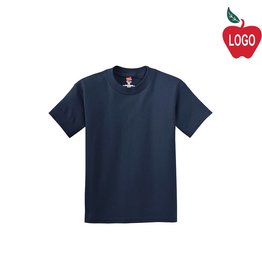 Heat Press Navy Blue Short Sleeve Tee #5450-1808