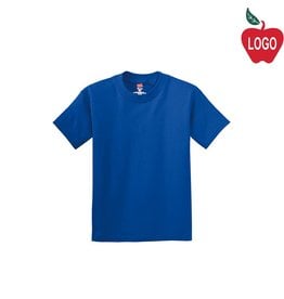 Heat Press Royal Blue Short Sleeve Tee #5450-1829-Grade PK