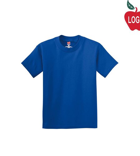 Heat Press Royal Blue Short Sleeve Tee #5450-1829-Grade PK