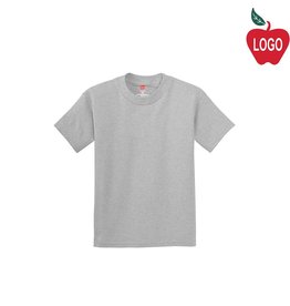 Heat Press Sport Grey Short Sleeve Tee #2000-1842-Grade 6-8