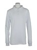 Elder White Long Sleeve Interlock Polo #7671-00