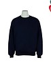 Embroidered Navy Blue Crew-neck Sweatshirt #998-1809