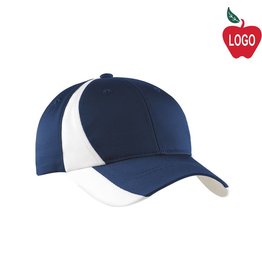 Sport-Tek Navy / White Baseball Cap #STC11