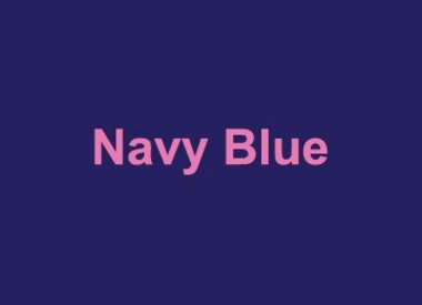 Navy Blue