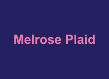 Melrose Plaid