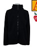 Embroidered Black Full Zip Fleece Jacket #6202-1833-Grade 5-8