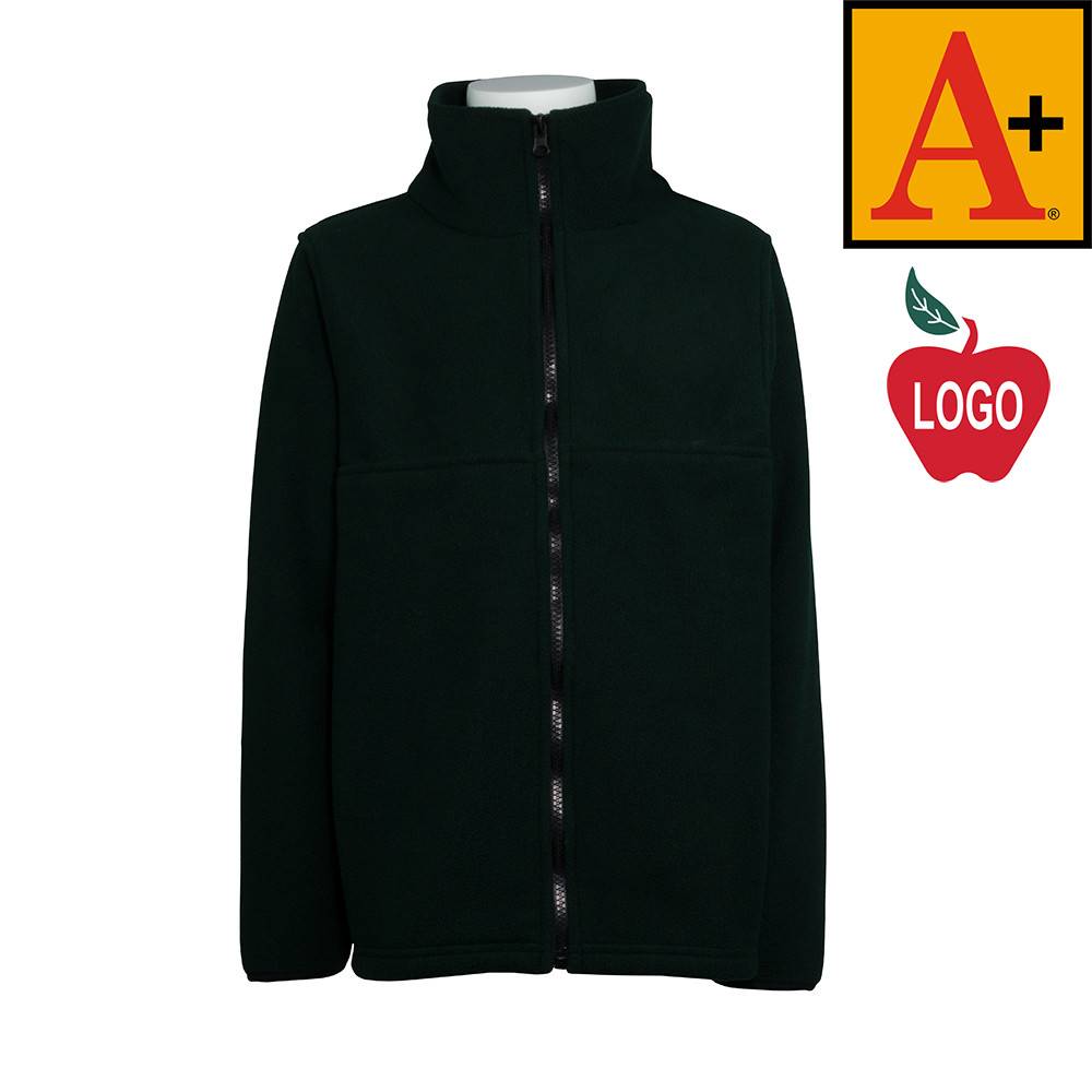 school zip through fleece
