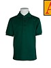 School Apparel A+ Green Short Sleeve Jersey Polo #8320