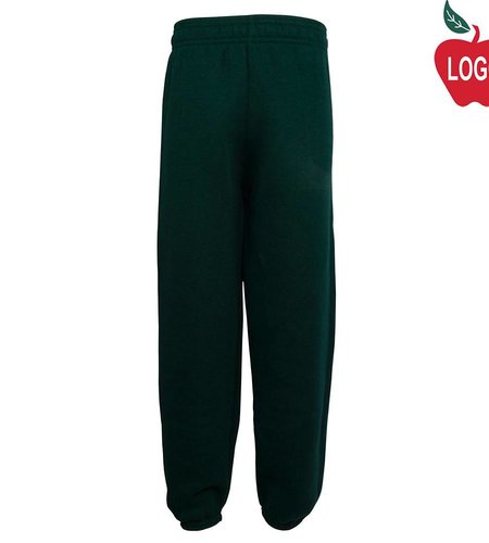 Embroidered Green Sweatpants #9041