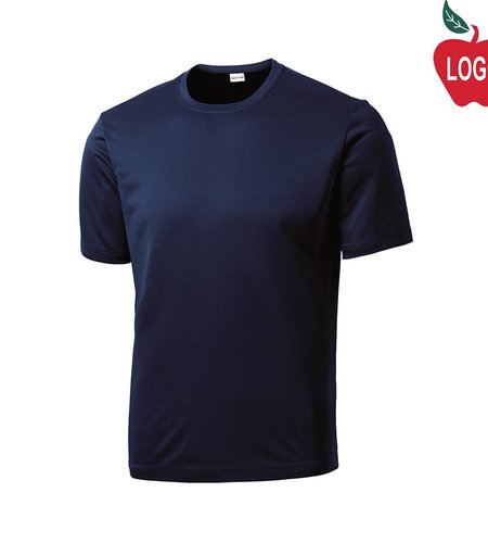 Heat Press Navy Short Sleeve Tee #ST350