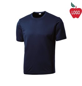 Heat Press Navy Short Sleeve Tee #ST350-1819-Grade K-8