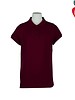 Embroidered Wine Short Sleeve Pique Polo #EM-9735-1830