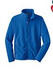 Embroidered Royal Blue Full Zip Fleece Jacket #217