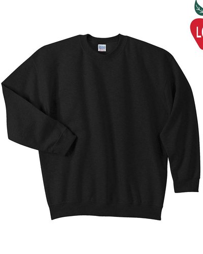 crew neck black