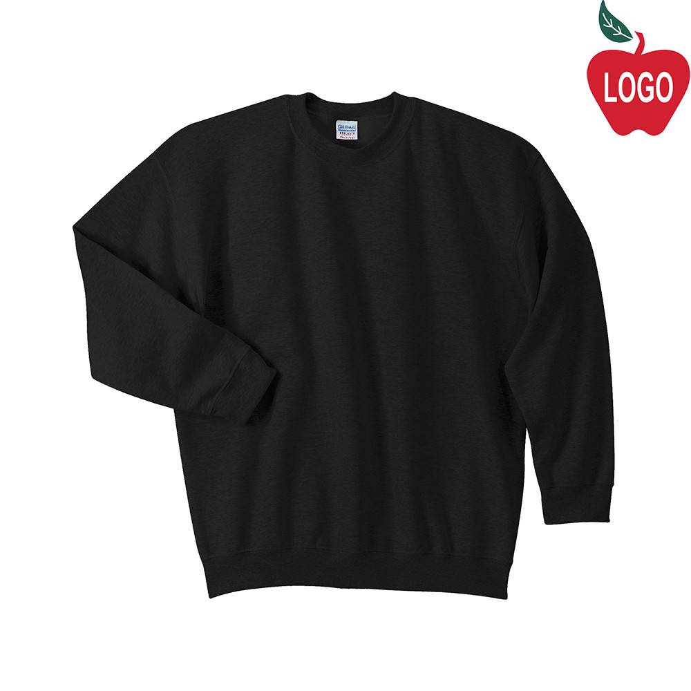 Black Crew-neck Sweatshirt #18000 - Merry Mart Uniforms