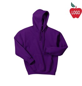 Heat Press Purple Pullover Hood Sweatshirt #18500