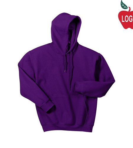 Heat Press Purple Pullover Hood Sweatshirt #18500