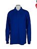 Embroidered Royal Blue Long Sleeve Pique Polo #U840
