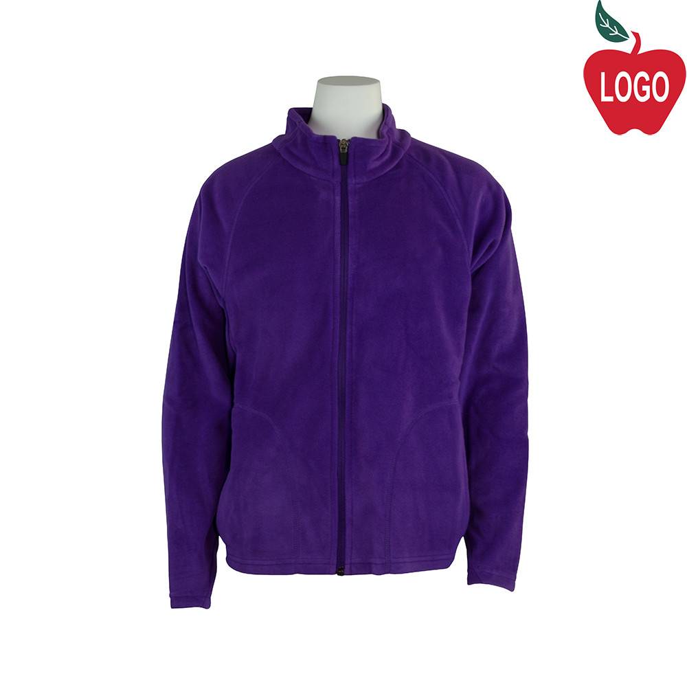 Team 365 Purple Full Zip Fleece Jacket #TT90 - Merry Mart Uniforms