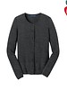 Embroidered Ladies Charcoal Cardigan Sweater #LSW287-1810