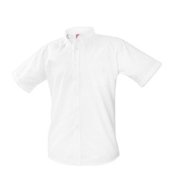 School Apparel White Short Sleeve Oxford #8192-00