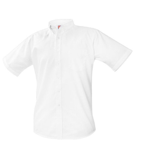 School Apparel White Short Sleeve Oxford #8139